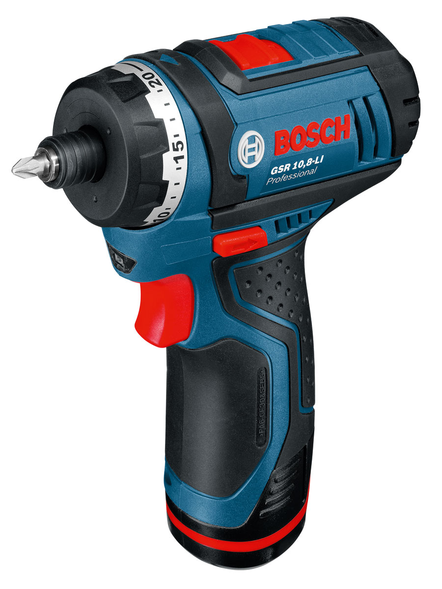 Увеличенная фотография Аккумуляторная дрель-шуруповерт Bosch GSR 10.8-LI